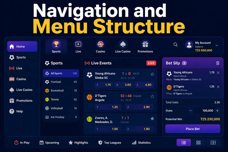 Navigation and Menu Structure